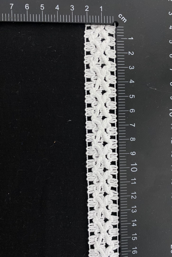 2,5 cm Kopanaki Pamuk Polyester Brode Bant