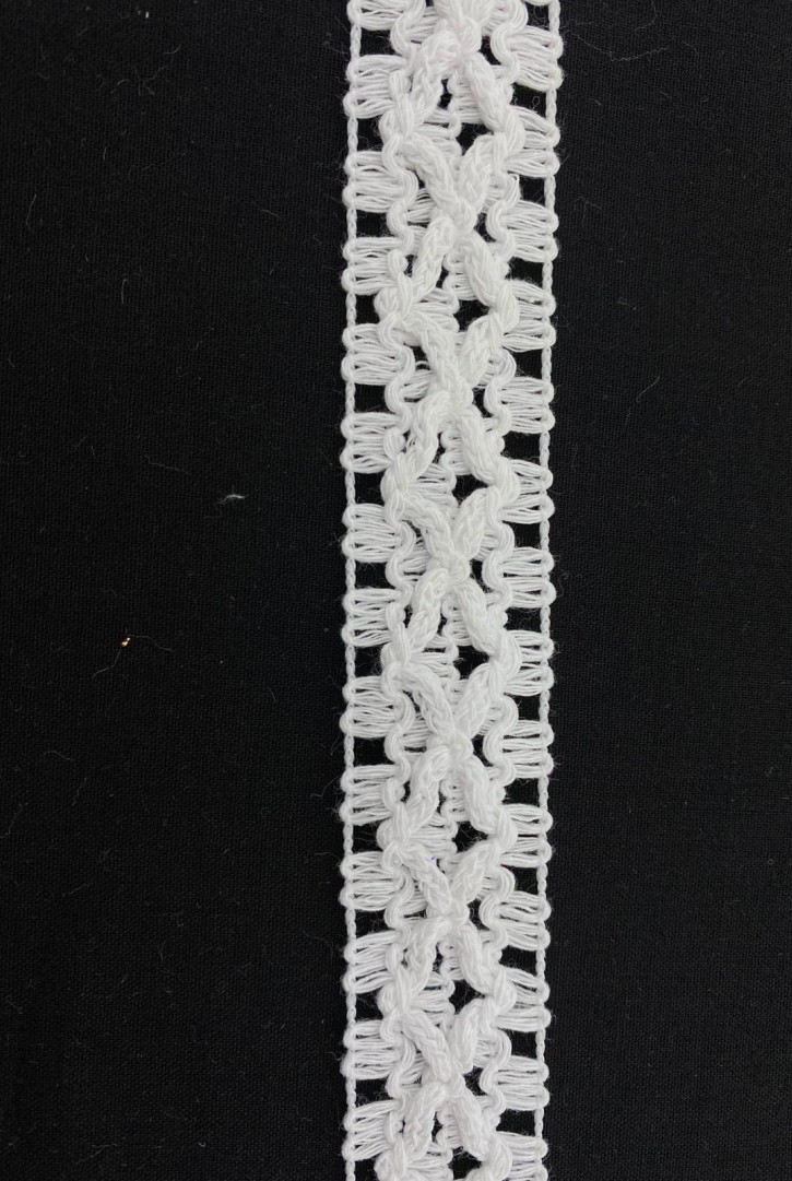 2,5 cm Kopanaki Pamuk Polyester Brode Bant