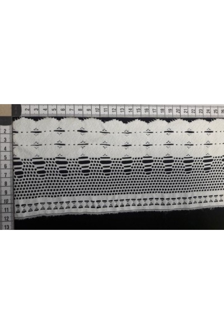 Ham Yapıda Güpürümsü Yerli Polyester Brode Bant