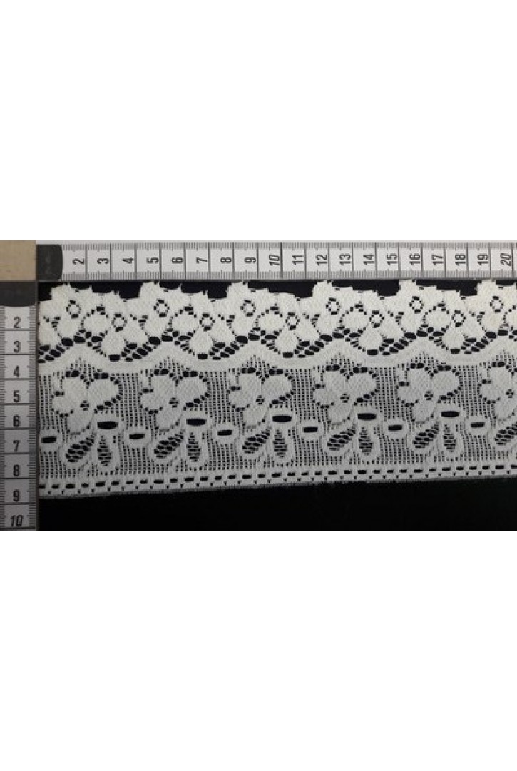 Düz Ham Güpürümsü Brode Bant, Yerli, Polyester