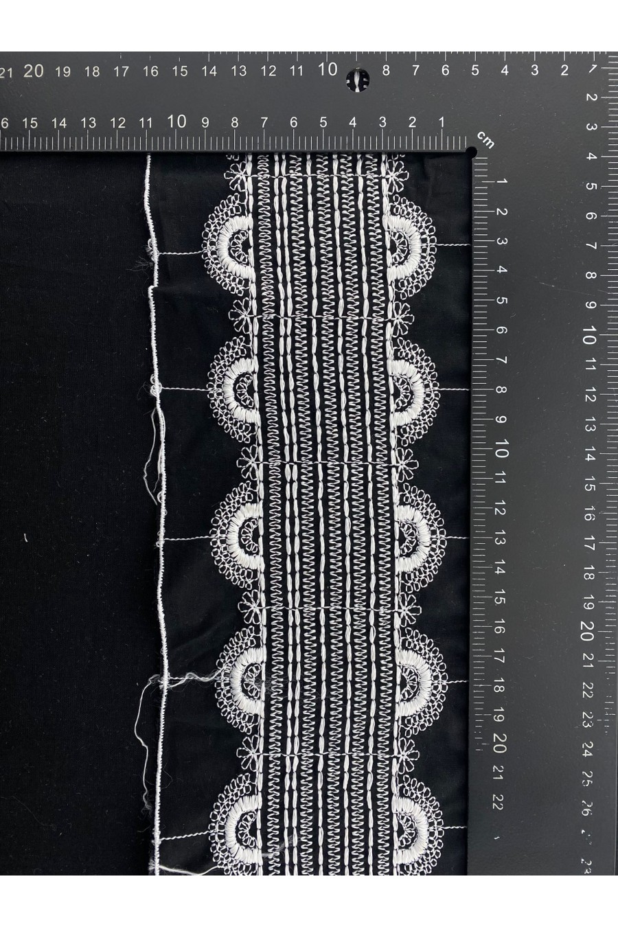 15400 BRODE/YERLİ/BANT/VUAL/PAMUK POLYESTER/SİYAH