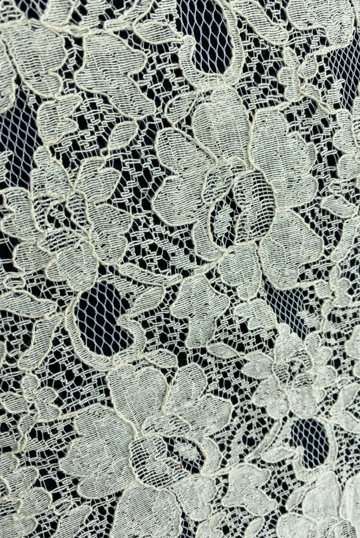 İthal Fikseli Pamuk Naylon Dantel