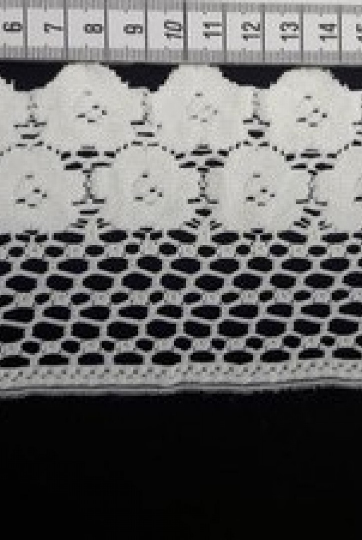 Düz Ham Güpürümsü Brode Bant, Yerli, Polyester