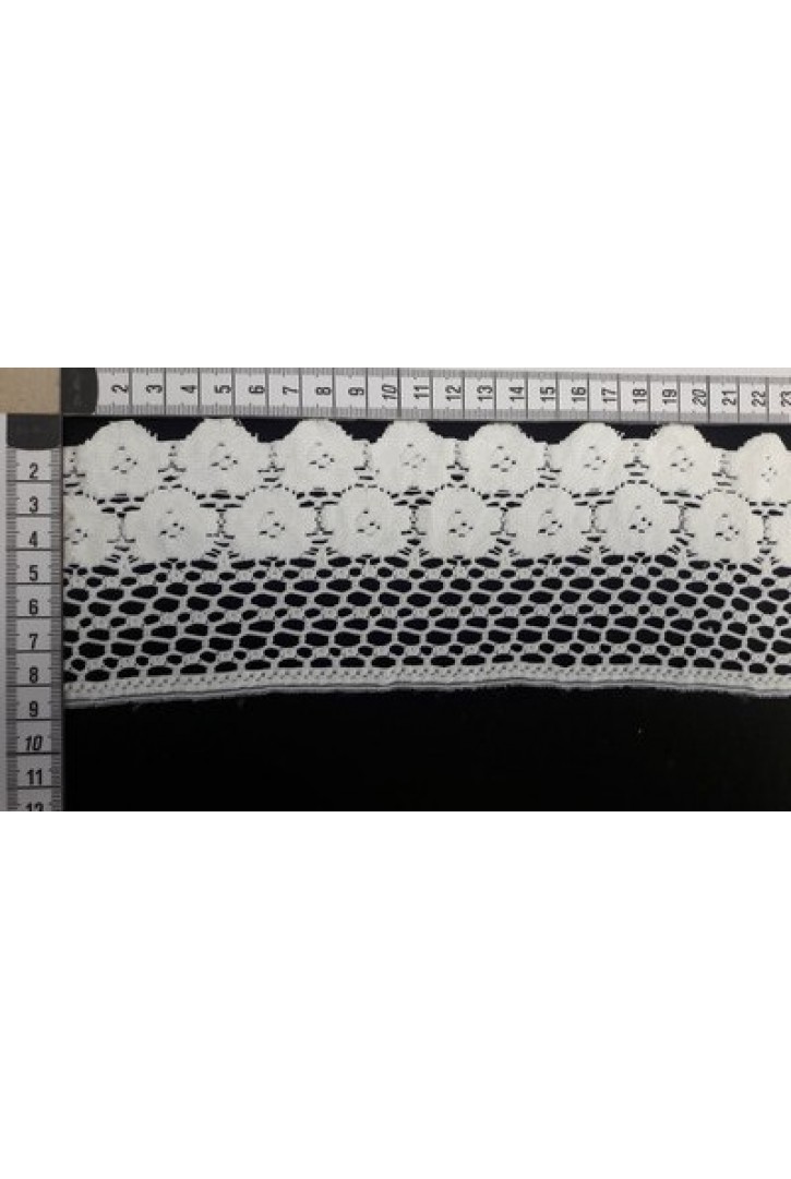 Düz Ham Güpürümsü Brode Bant, Yerli, Polyester