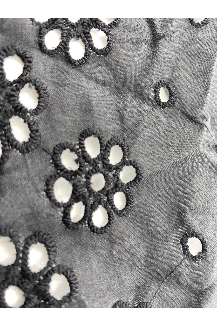 19 cm Siyah Vual Brode Bant, Mat Polyester