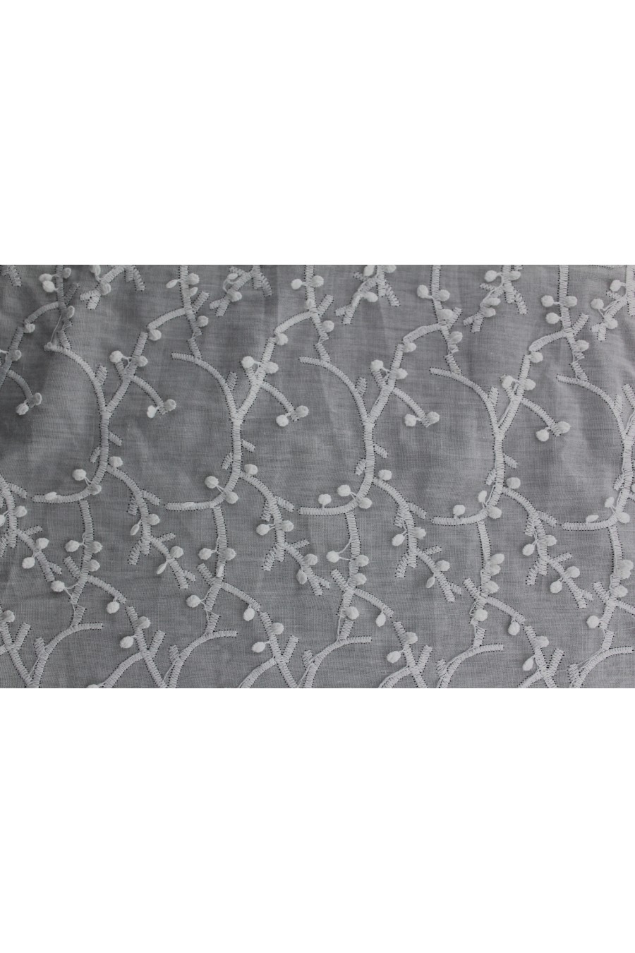 22046-METRE 22046 BRODE/YERLİ/LEZ/VUAL/3 BOYUTLU/PAMUK POLYESTER/KASAR