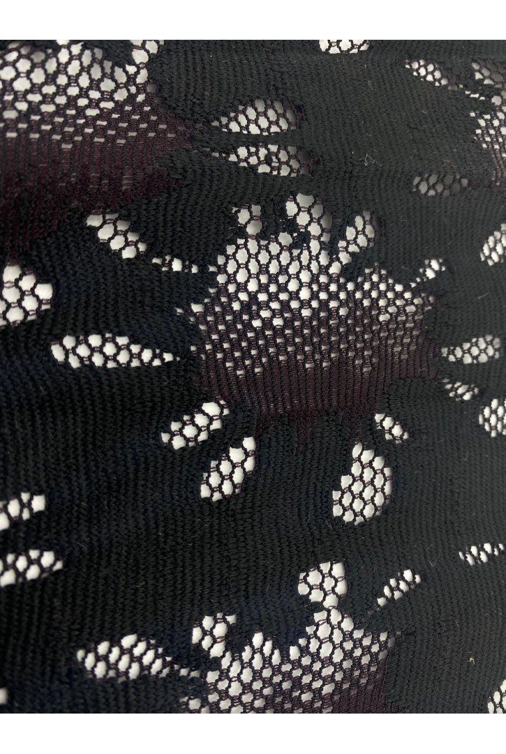 Kırmızı Naylon ve Polyester Dantel, 150 cm