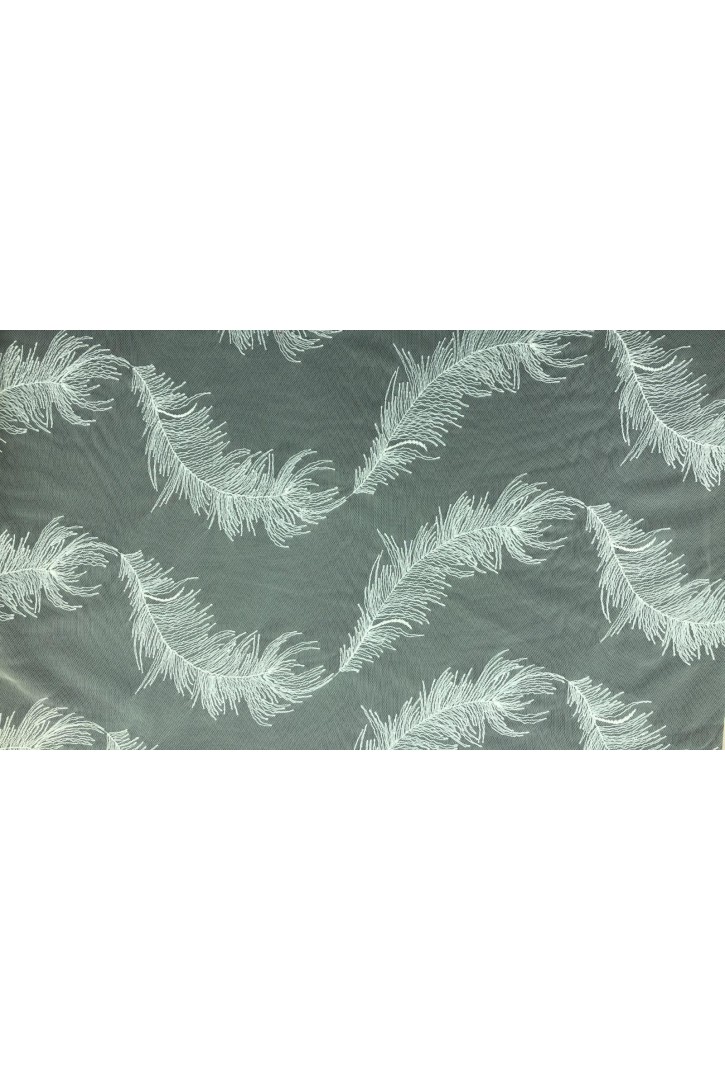 Fikse Tül Üzeri Polyester Brode