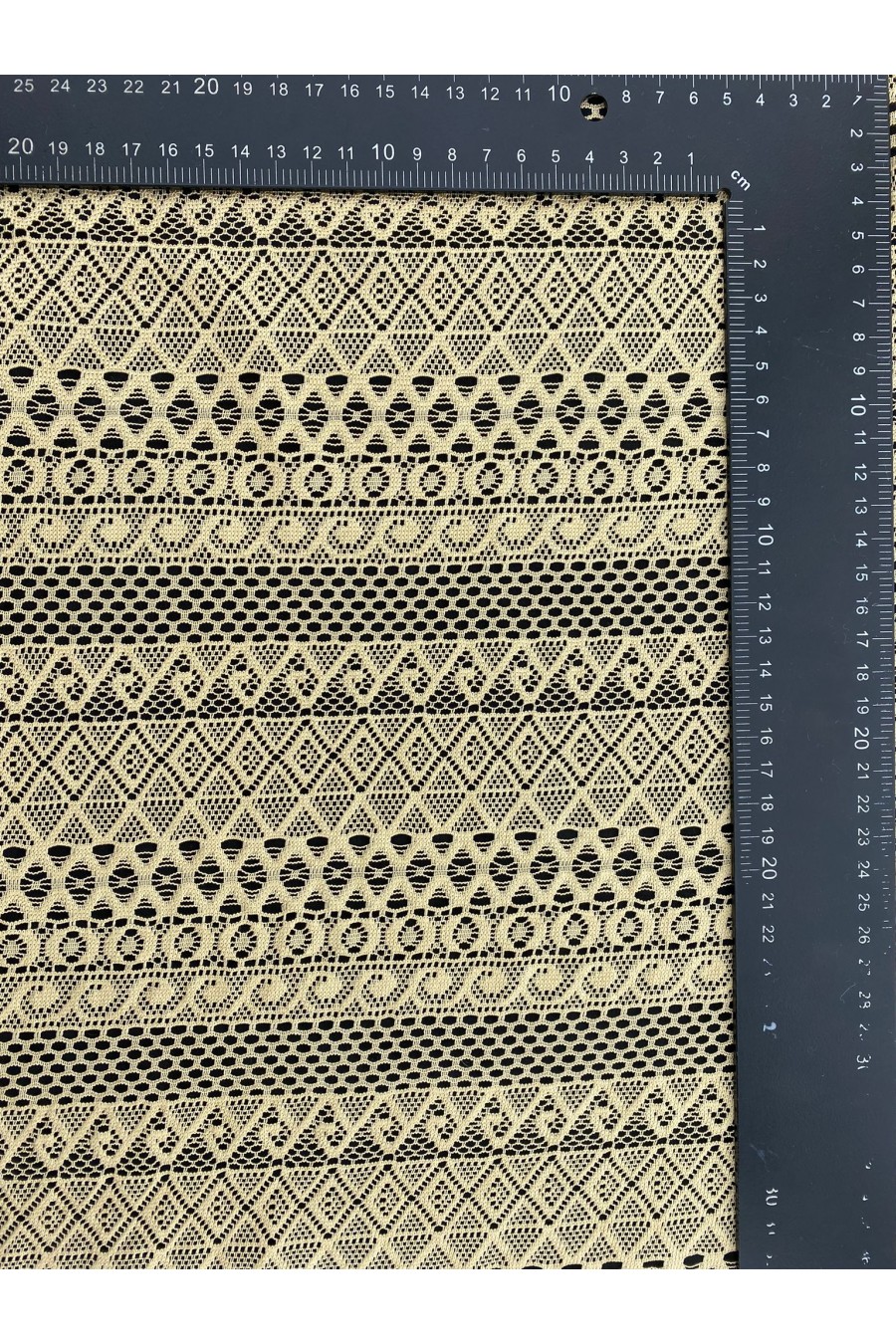 Mikro Polyester Bej Dantel