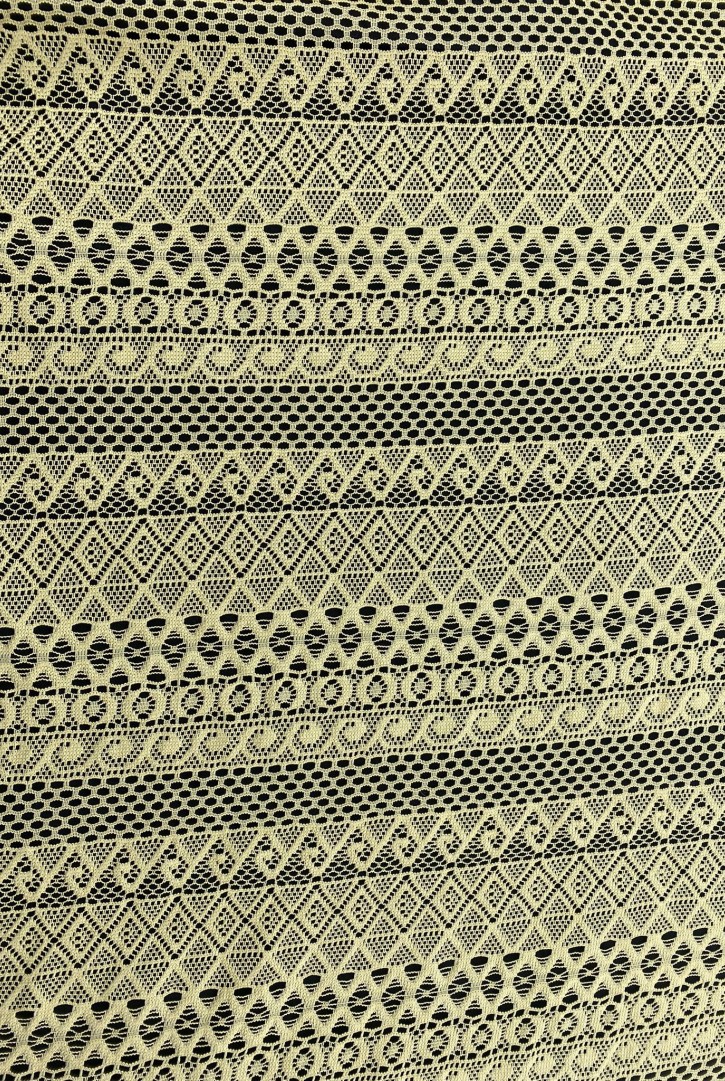 Mikro Polyester Bej Dantel