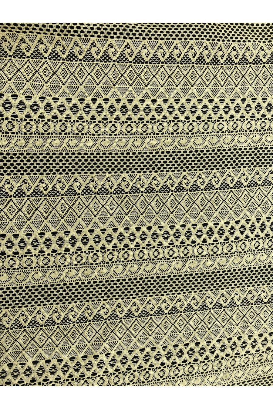 Mikro Polyester Bej Dantel