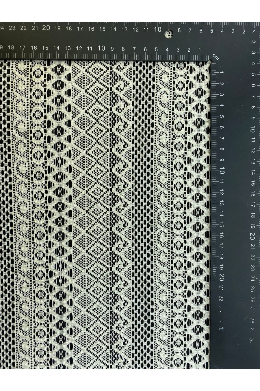 15958-KG Micro Polyester Krem Dantel