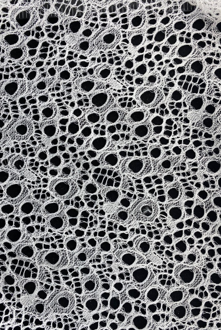 Ham Kordlu Polyester Dantel, Yerli, 150 cm