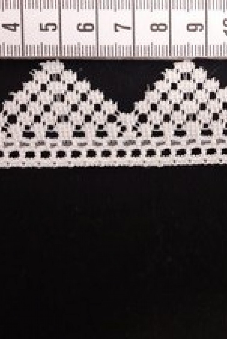 Düz Yapıda Ham Güpürümsü Yerli Polyester Brode Bant