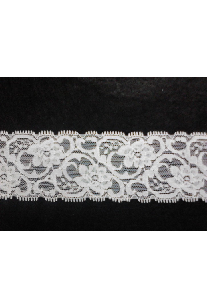 1337 DANTEL/İTHAL/STD/POLYESTER/LİKRALI/LTU1337/BEYAZ/KYSD101/50MM