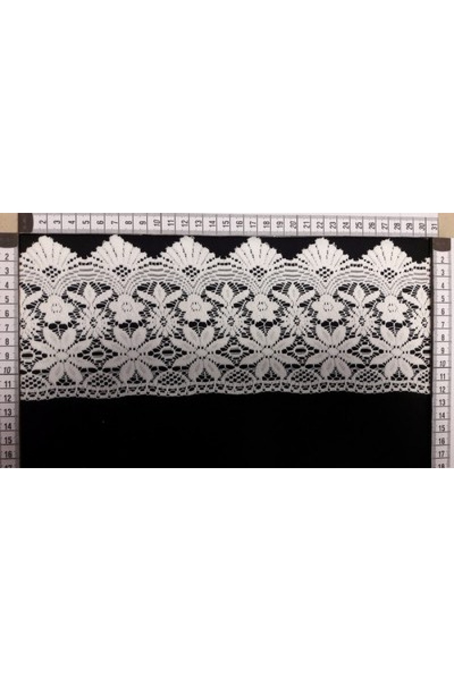 Düz Ham Güpürümsü Polyester Brode Bant