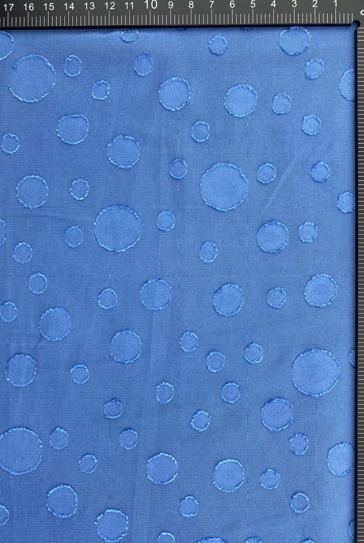 İndigo Renkli Polyester Şifon Kumaş, 150 cm