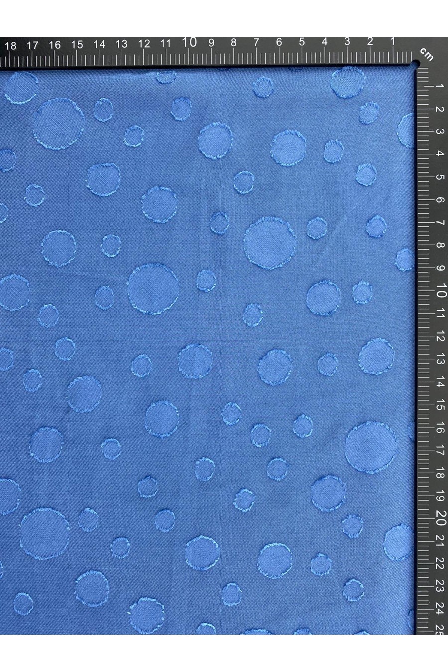 10938-METRE İndigo Renkli Polyester Şifon Kumaş, 150 cm