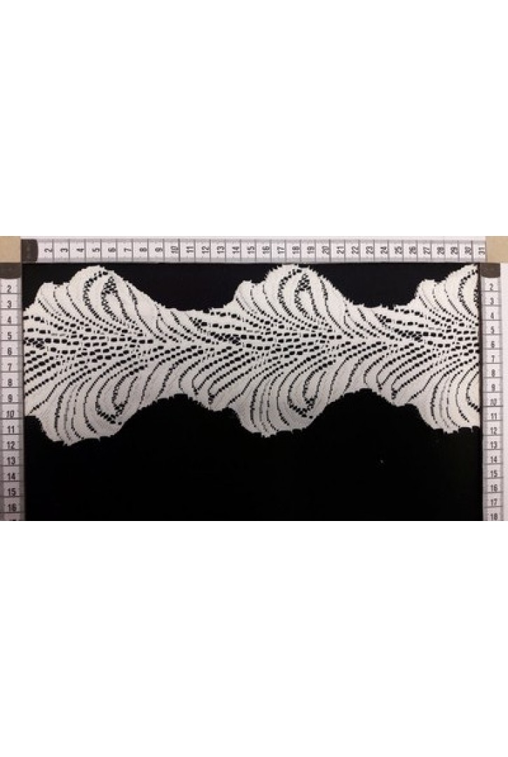 Ham Düz Güpürümsü Polyester Bant, Yerli Brode