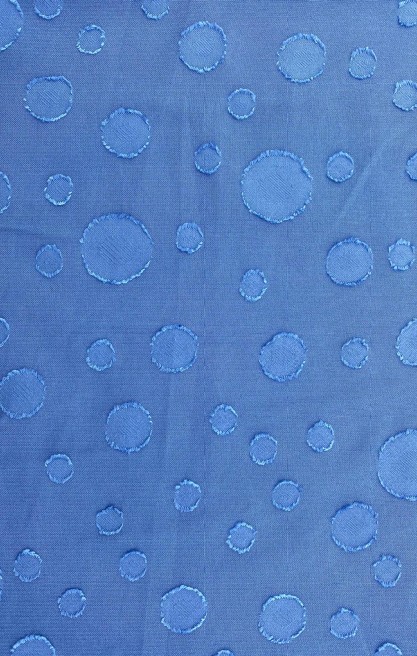 İndigo Renkli Polyester Şifon Kumaş, 150 cm