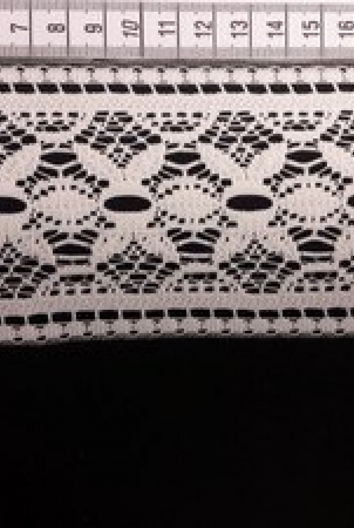 Ham Güpürümsü Düz Brode Bant, Yerli, Polyester