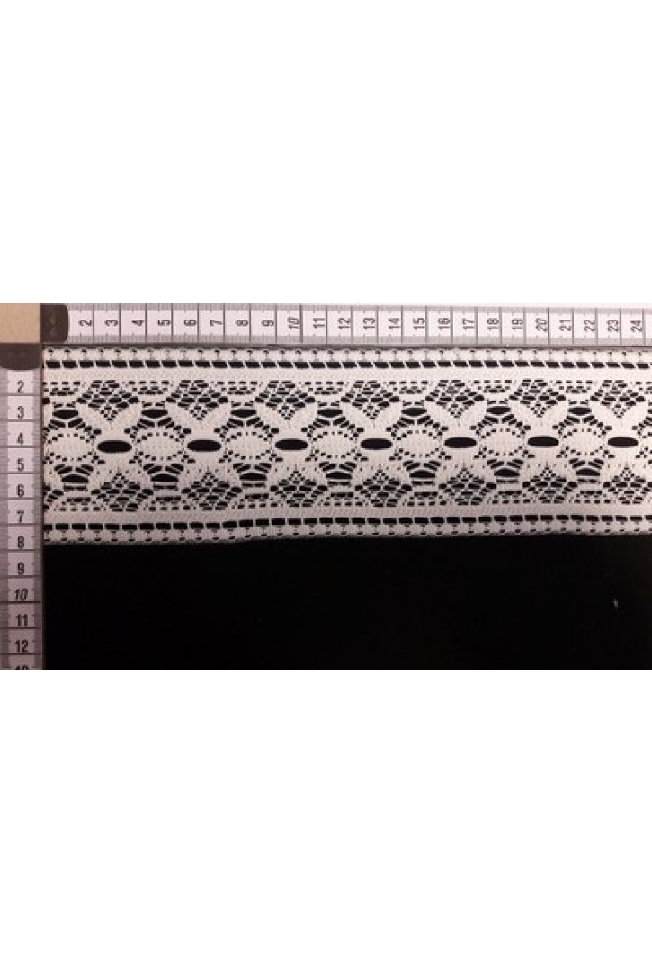 Ham Güpürümsü Düz Brode Bant, Yerli, Polyester