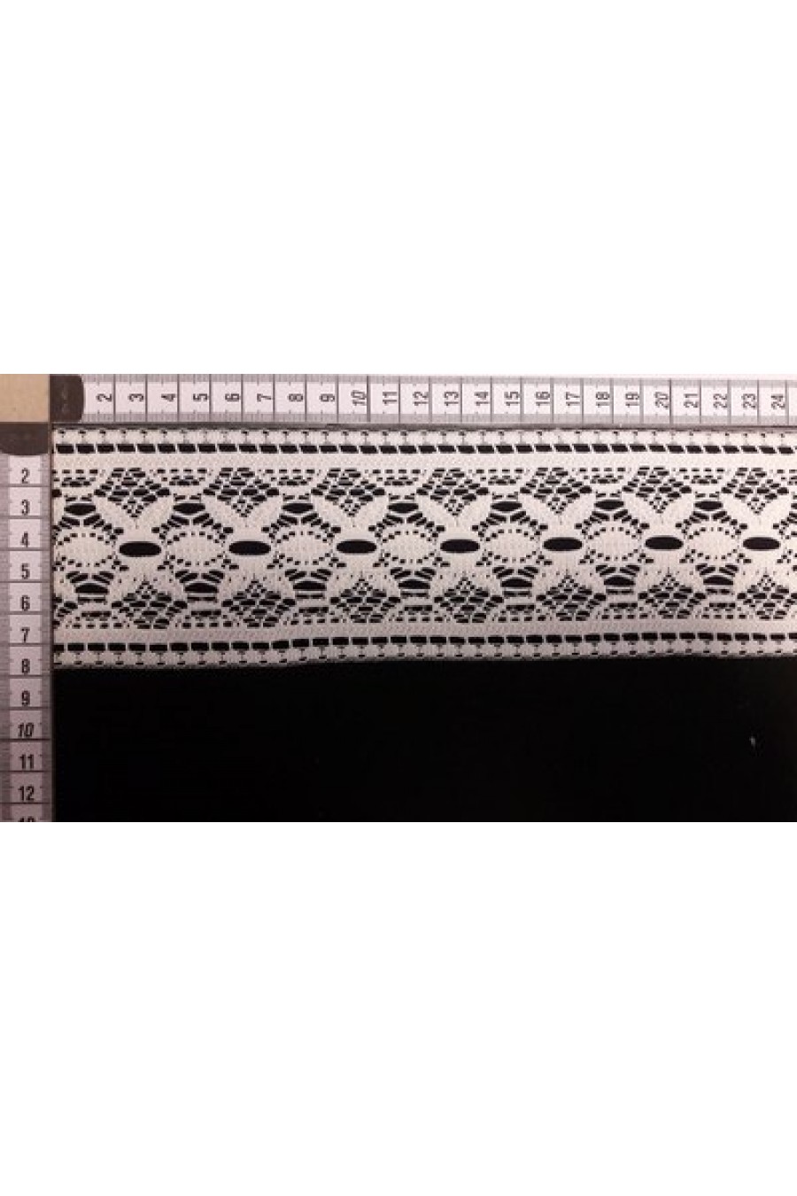 Ham Güpürümsü Düz Brode Bant, Yerli, Polyester