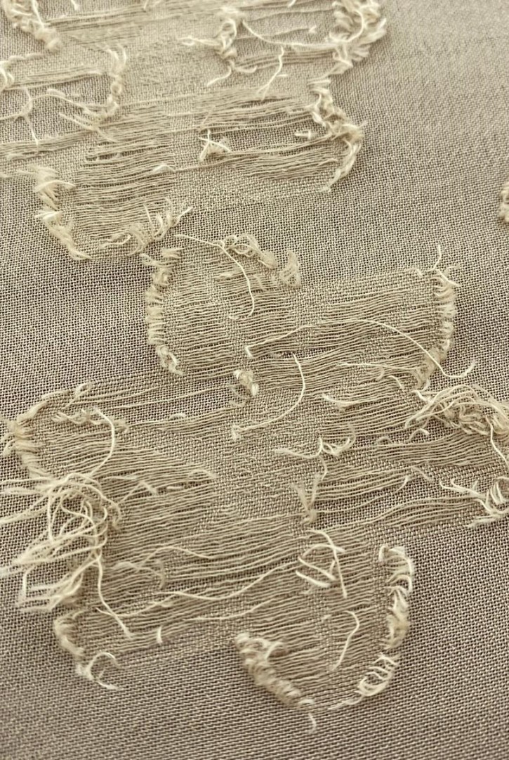 Bej Şifon Kumaş - Yerli Polyester, 145 cm (11400)