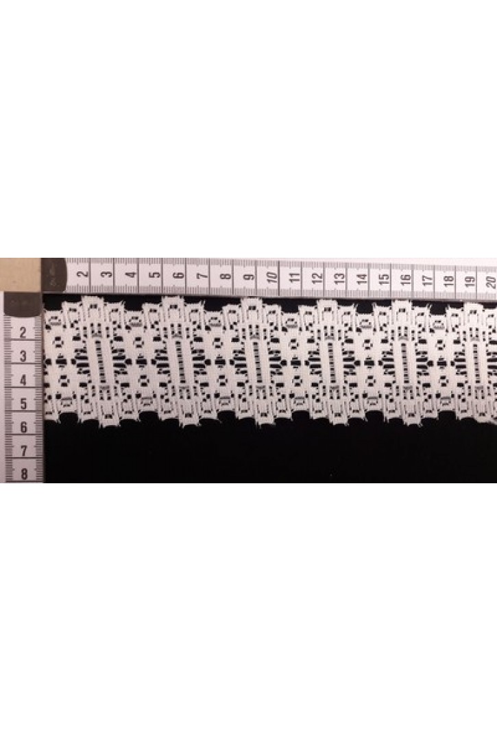 Ham Yapıda Düz Güpürümsü Brode Bant, Polyester