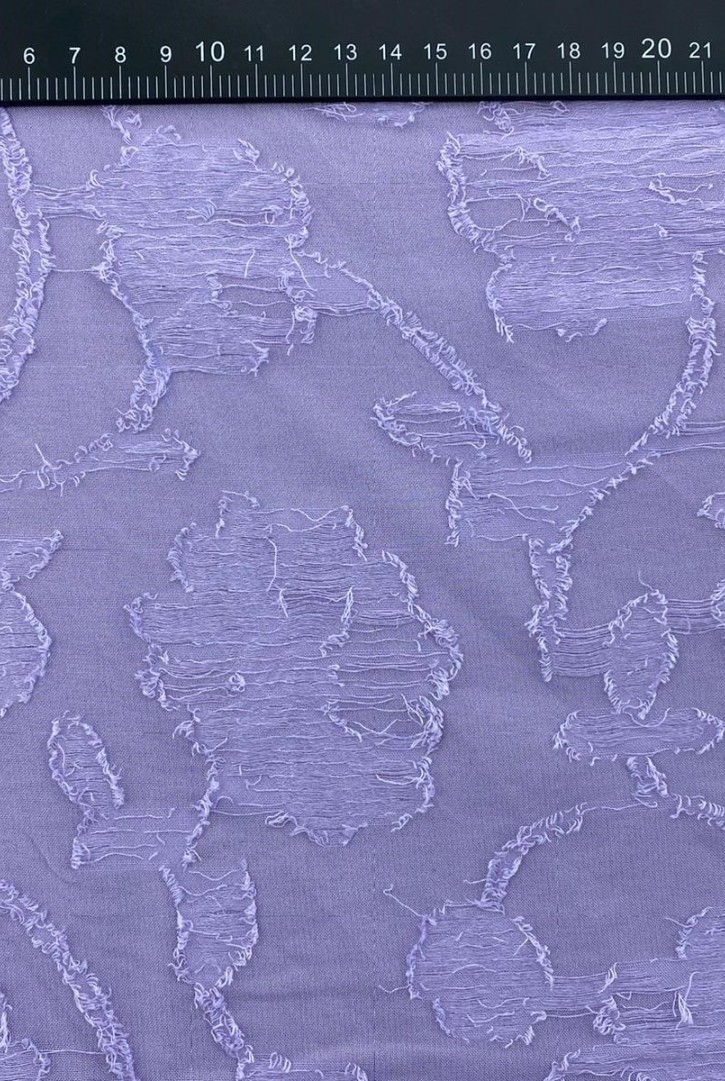Yerli Lila Şifon Kumaş - Polyester