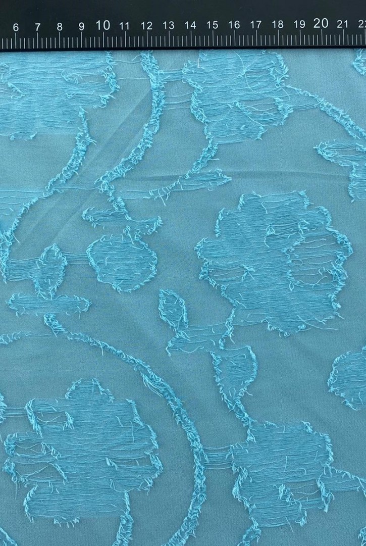 Mint Renk Yerli Şifon Kumaş - Polyester