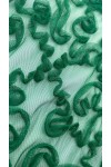 11202-METRE 11202 TÜL ÜZERİ/YERLİ/LEZ/POLYESTER/SÜZENELİ/YEŞİL/125 CM