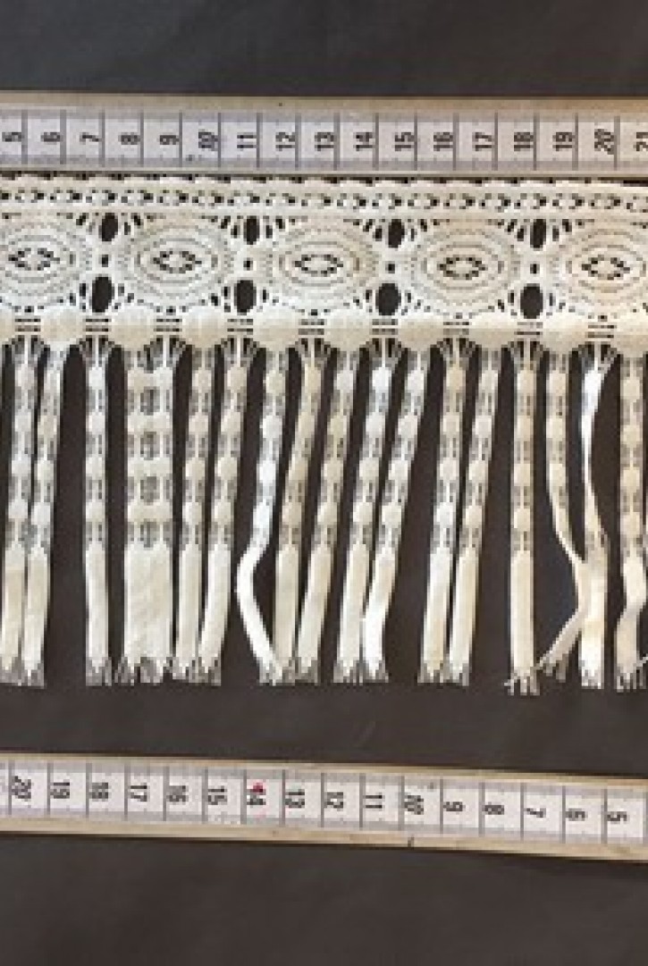 Güpürümsü Ham Yerli Brode Bant, Polyester