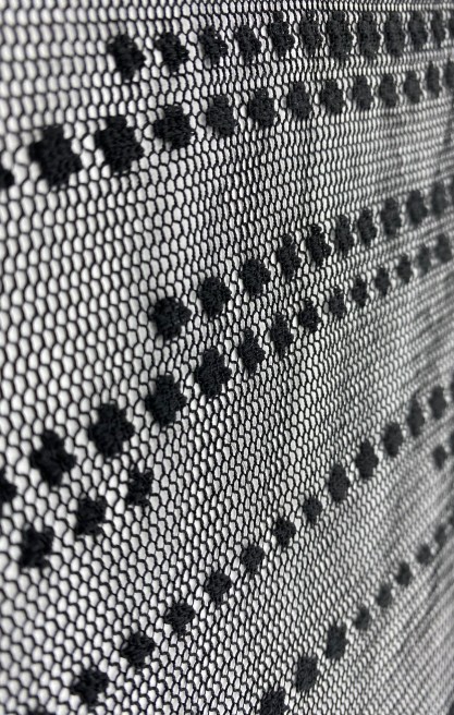 Siyah Mikro Polyester Dantel