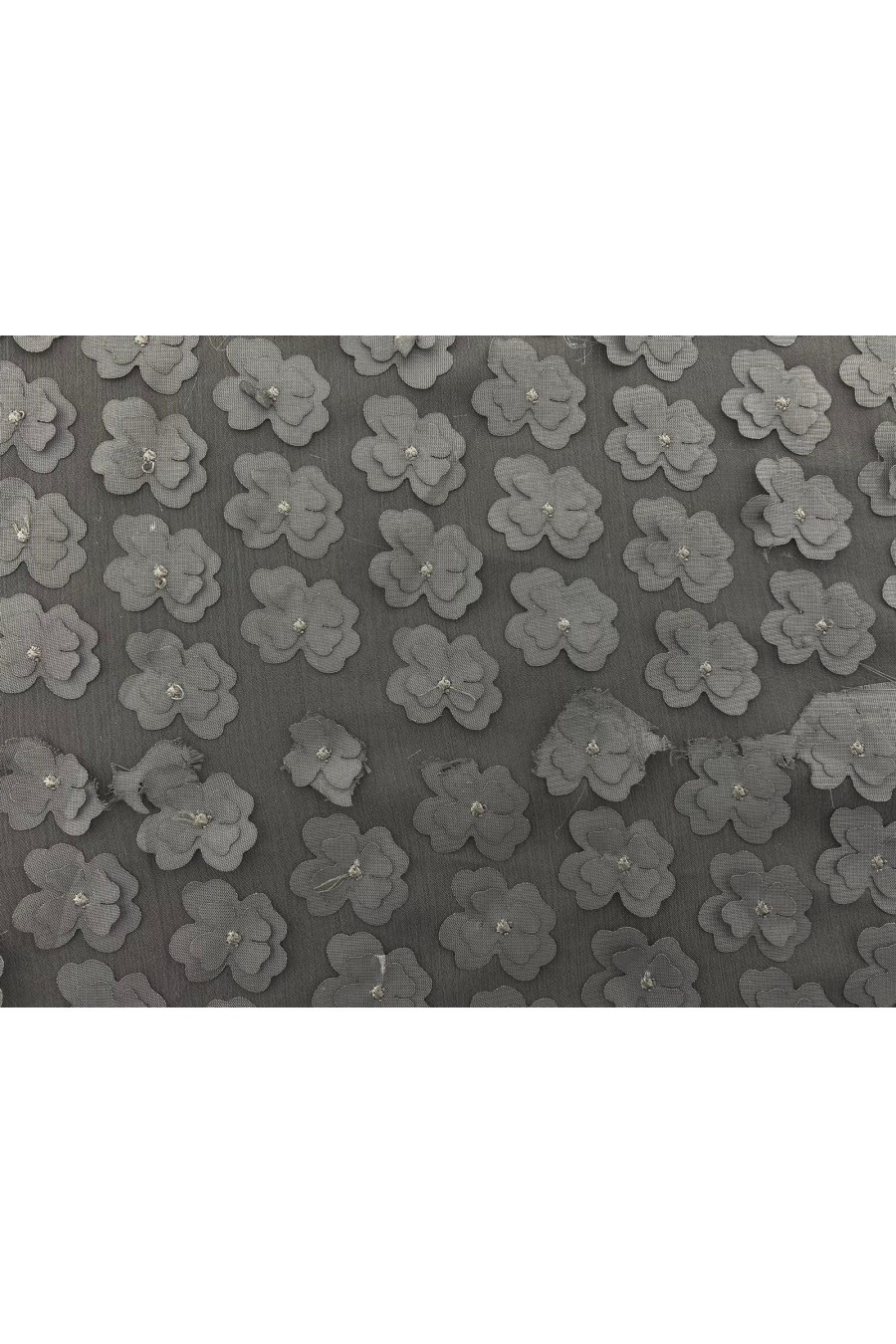 Siyah Süzeneli İthal Şifon