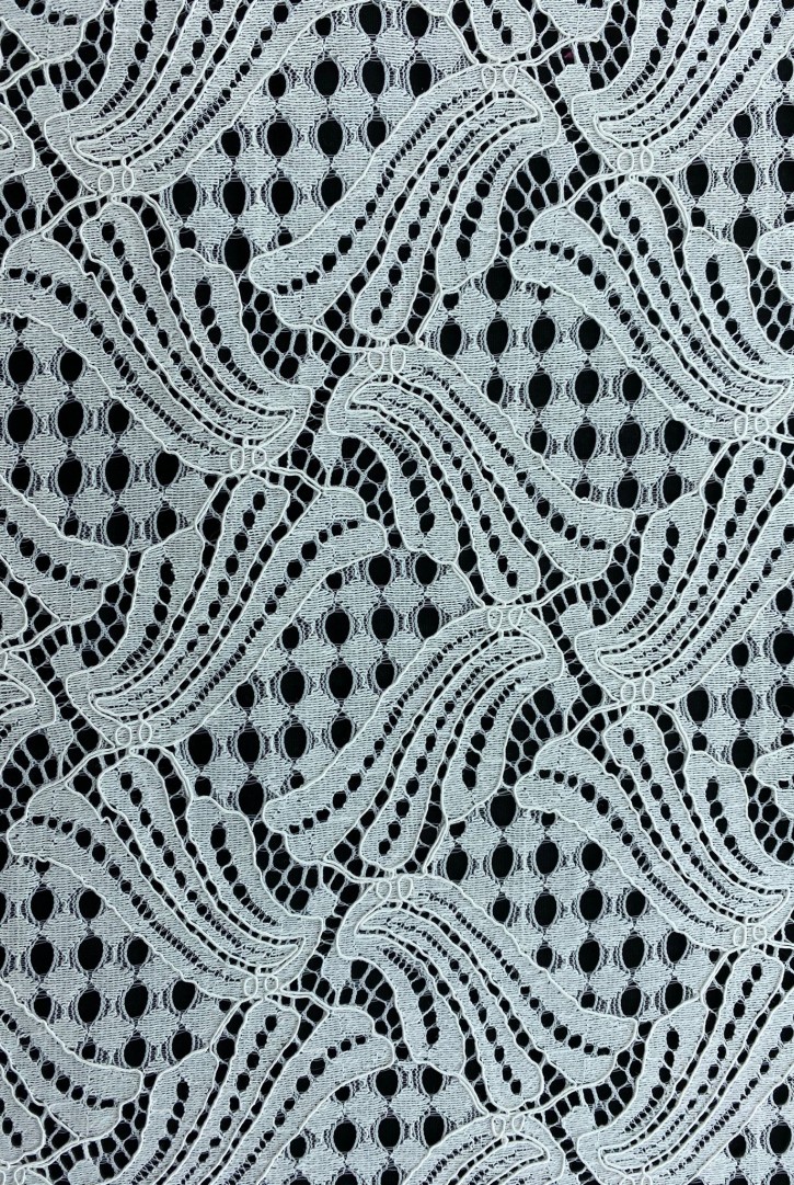 Ham Pamuk Naylon Fikseli Dantel Kumaş