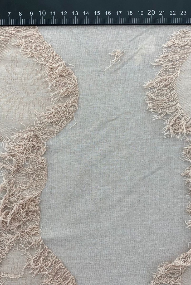 Taş Renkli Yerli Şifon Kumaş - Pamuk Polyester (11557)