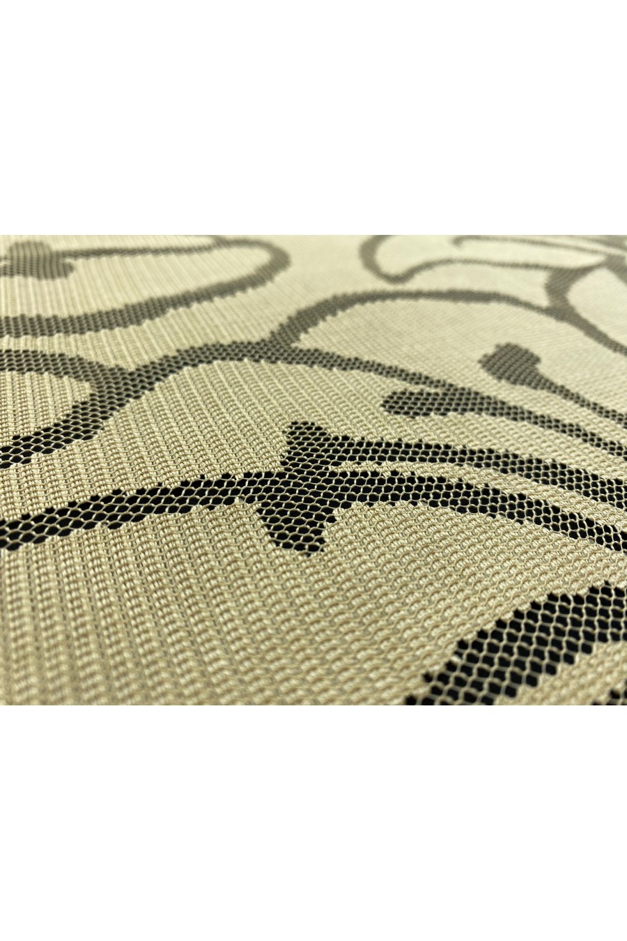 150 cm Bej Mikro Polyester Dantel