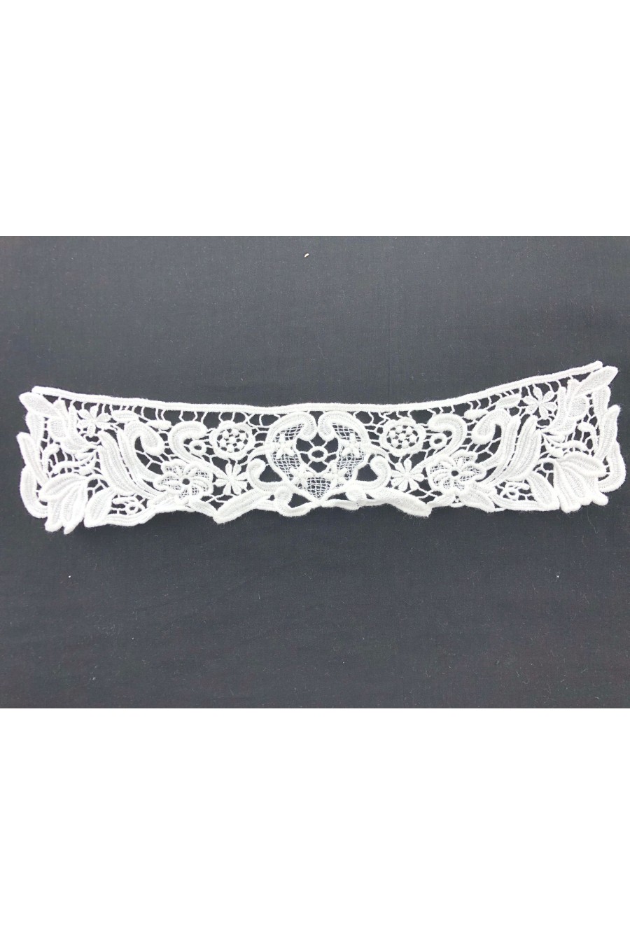 40 cm Ham Pamuk Güpür Yaka