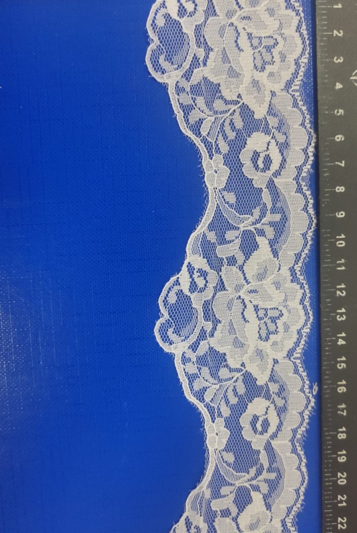 22884 DANTEL/İTHAL/BANT/POLYESTER/OFF WHITE/7 CM