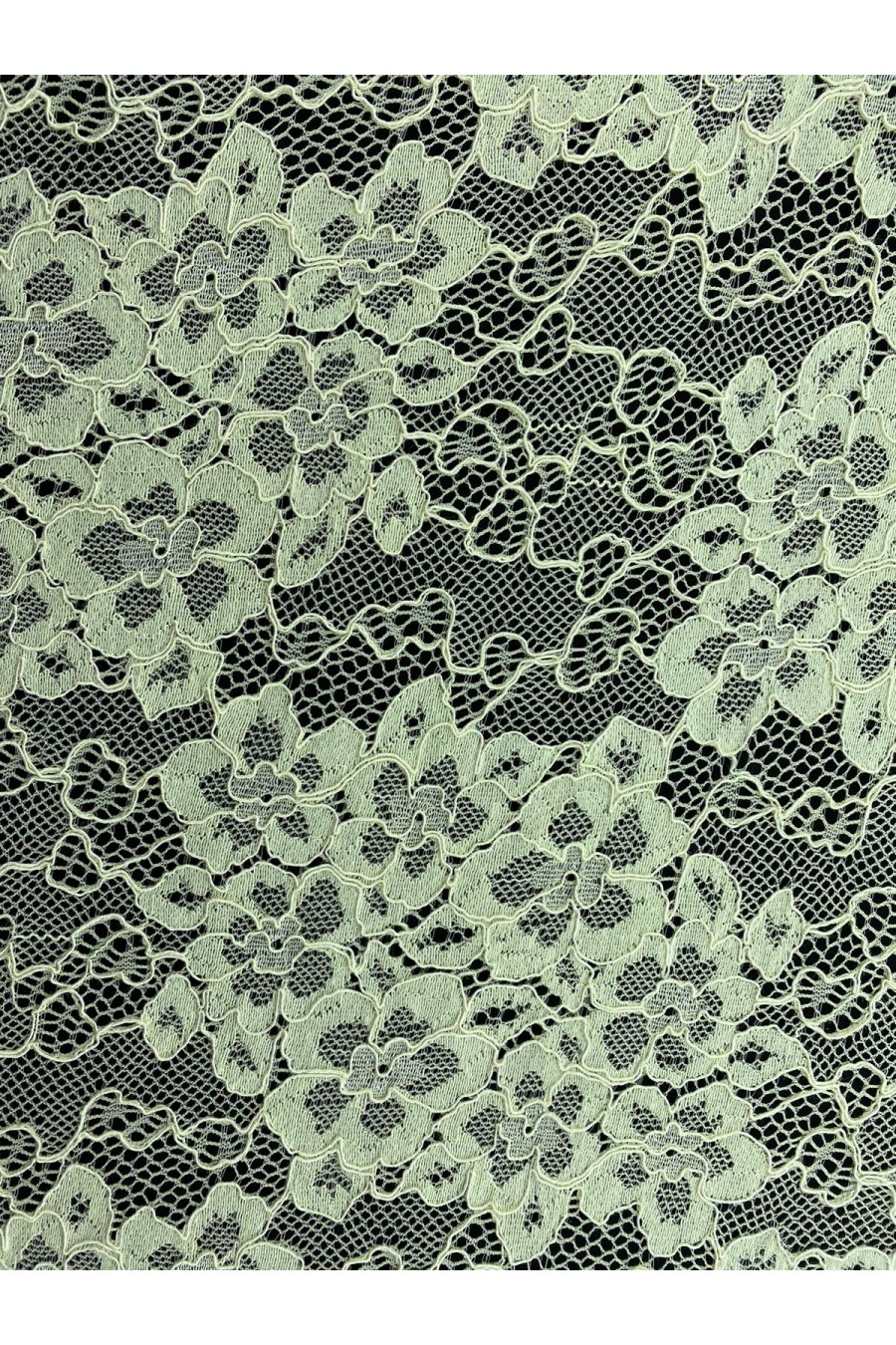 7322-KG Sarı Pamuk Naylon İthal Dantel - 143 cm