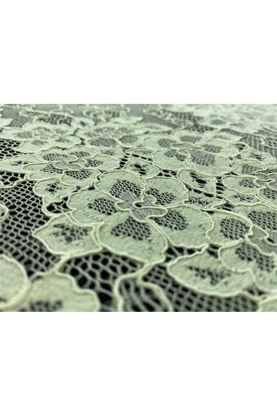 7322-KG Sarı Pamuk Naylon İthal Dantel - 143 cm