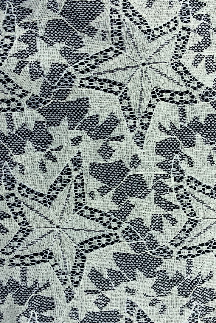 Fikslemeli Pamuk Polyester Dantel Kumaş, İthal, 160 cm