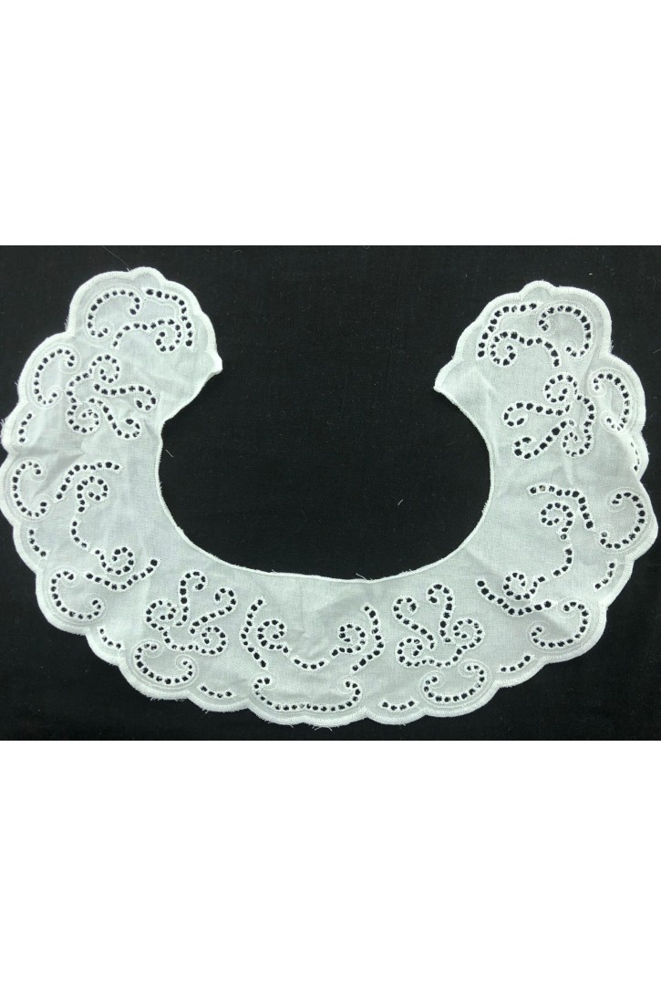 Bohrer Detaylı Kasar İşlemli Simit Yaka Vual Brode