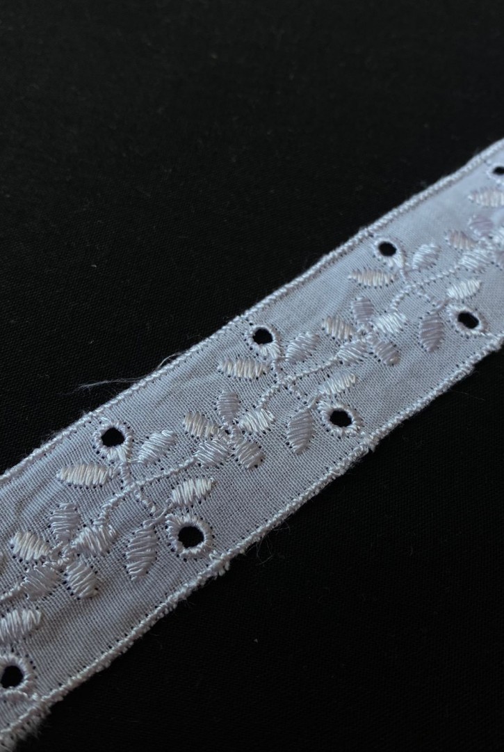 3 cm Optik Kasar Parlak Polyester Vual Brode Bant