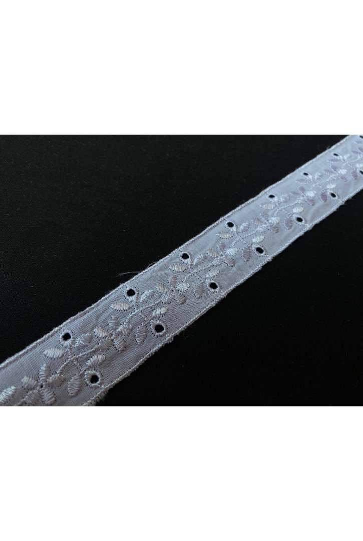 3 cm Optik Kasar Parlak Polyester Vual Brode Bant