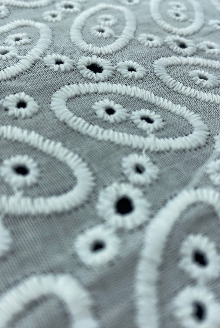 Brode Yerli Lez Vual Mat Polyester Bohrerli Kasar 130 CM