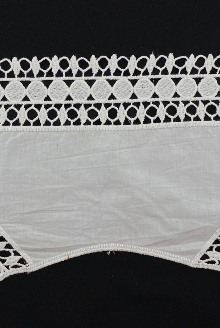 Mat Polyester Poplin Yaka Brode Kumaş