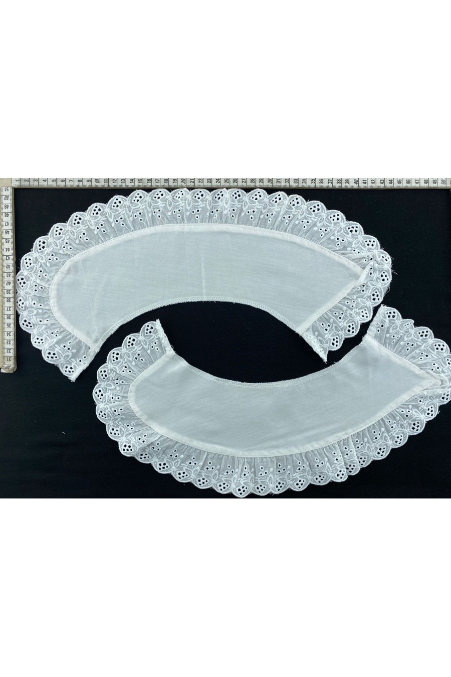 11768-ADET Beyaz Poplin Kumaş Yaka