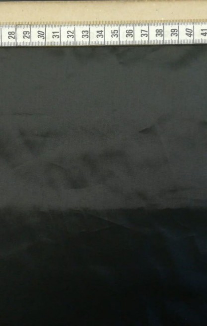 9741 KUMAŞ/YERLİ/LEZ/POLYESTER/SATEN ASTAR/PARLAK/SİYAH/145 CM